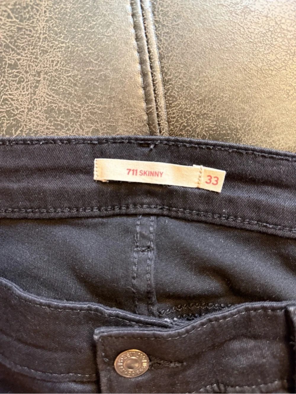 Levi’s Black 711 Skinny Jeans